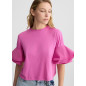 LIU JO- T-shirt con volant