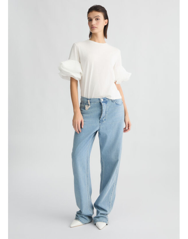 LIU JO- T-shirt con volant
