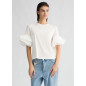 LIU JO- T-shirt con volant