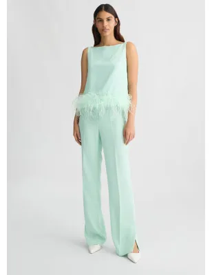 LIU JO- Pantaloni eleganti con spacco