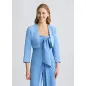 LIU JO- Giacca cropped in envers satin LIU JO- Giacca cropped in envers satin