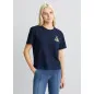 LIU JO- T-shirt in cotone con ricamo e strass LIU JO- T-shirt in cotone con ricamo e strass