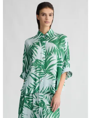 LIU JO- Camicia in raso stampato