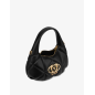 LOVE MOSCHINO- Hobo bag trapuntata Embossed Nero