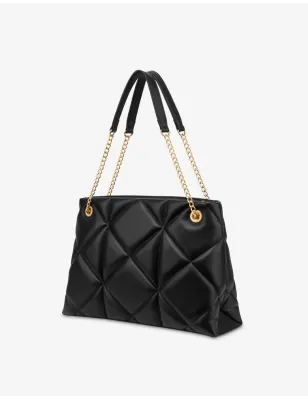 LOVE MOSCHINO- Shopper trapuntata Embossed