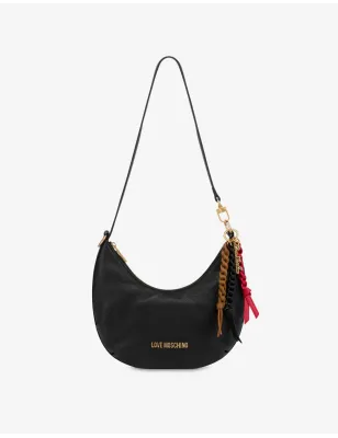 LOVE MOSCHINO- Hobo bag con charm