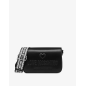MOSCHINO- Borsa a tracolla con logo a rilievo