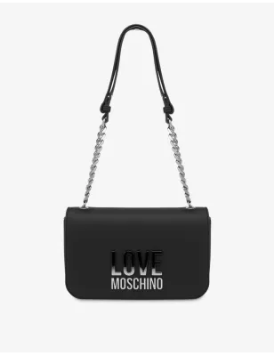 LOVE MOSCHINO- Borsa a spalla con logo degradé