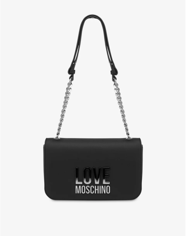 LOVE MOSCHINO- Borsa a spalla con logo degradé