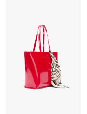 JUST CAVALLI- Borsa shopper con foulard