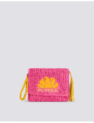 SUNDEK- Gabi Pochette in paper straw