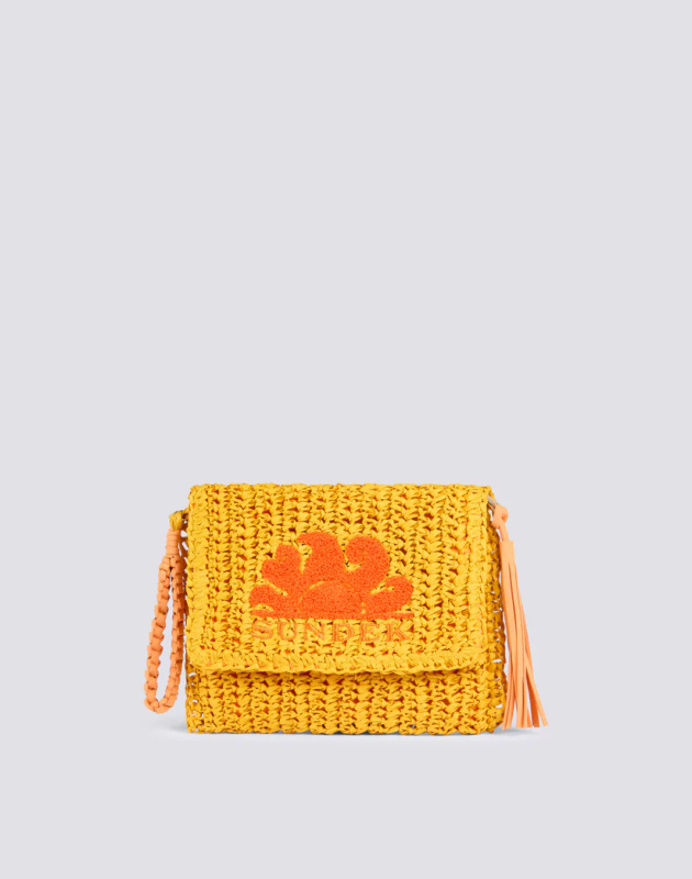SUNDEK- Gabi Pochette in paper straw