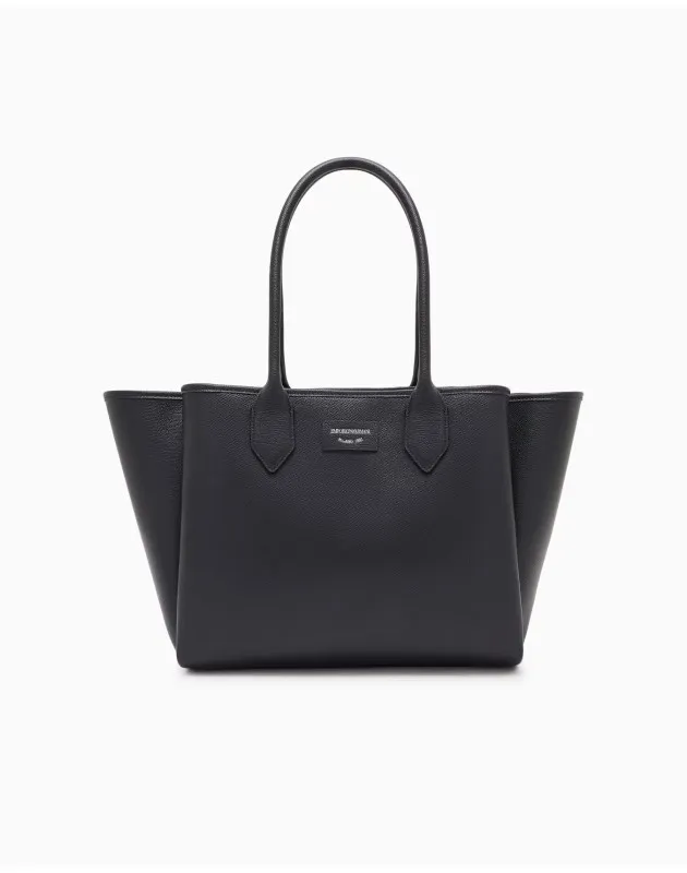 EMPORIO ARMANI- Shopper grande finish palmellato