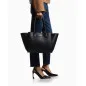 EMPORIO ARMANI- Shopper grande finish palmellato