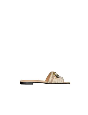 POLLINI- Sandalo con ciondoli