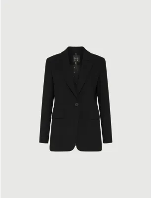 MARELLA- Giacca monopetto in envers satin