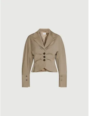 MARELLA- Blazer crop aderente