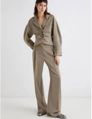 MARELLA- Blazer crop aderente