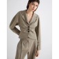 MARELLA- Blazer crop aderente