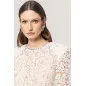 NISSA- Mini abito in pizzo decorato con paillettes