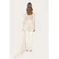 NISSA- Mini abito in pizzo decorato con paillettes