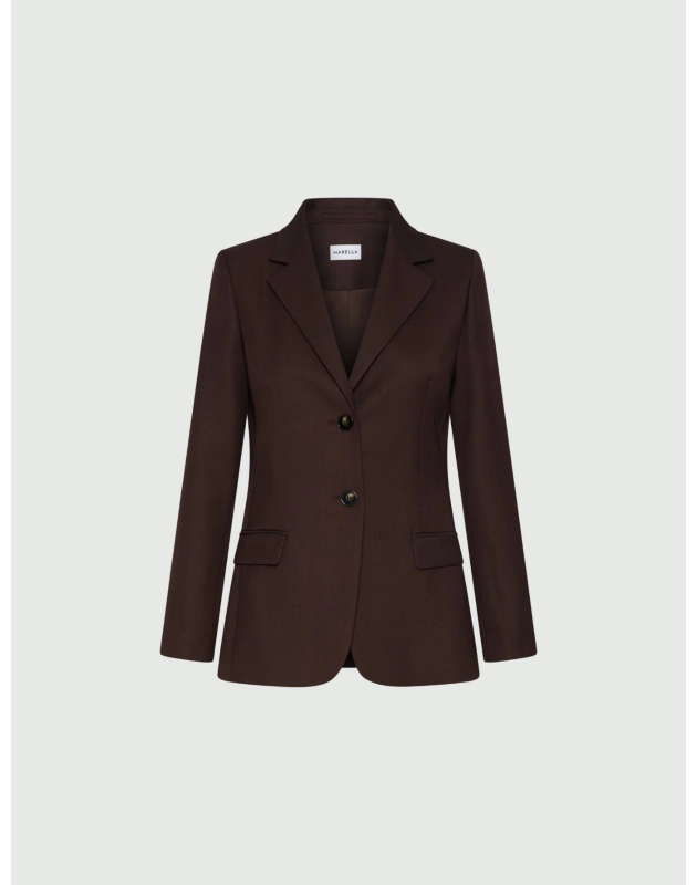 MARELLA- Blazer monopetto in misto lana