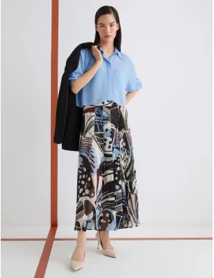 MARELLA- Gonna lunga con stampa
