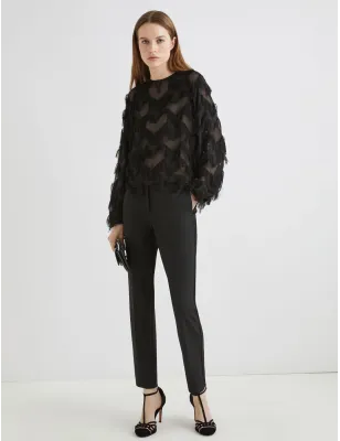MARELLA- Blusa in fil coupé