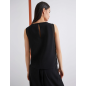 MARELLA- Top smanicato in envers satin