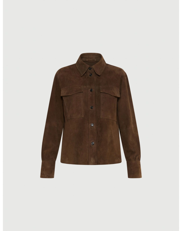 MARELLA- Camicia in suede