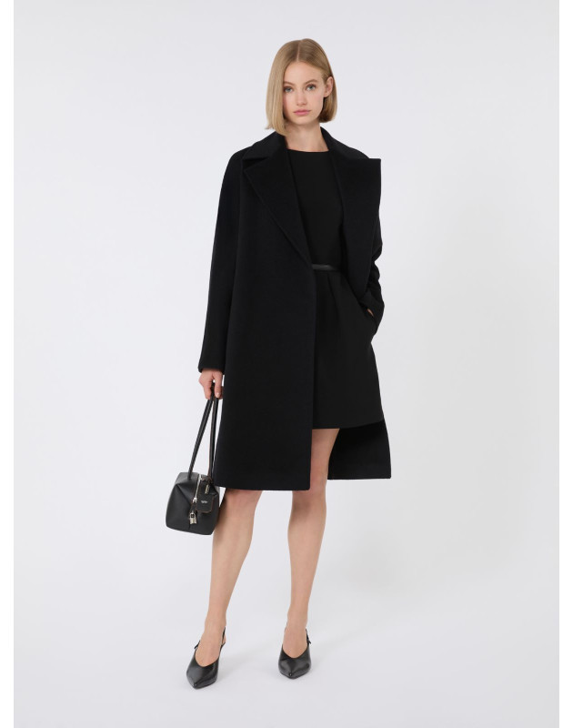 Max Mara - Cappotto a vestaglia in lana