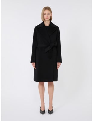 Max Mara - Cappotto a vestaglia in lana