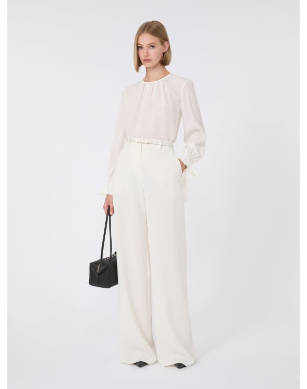 MAX MARA - Blusa in crêpe de Chine di seta