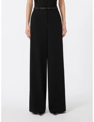 MAX MARA - Pantalone largo in cady