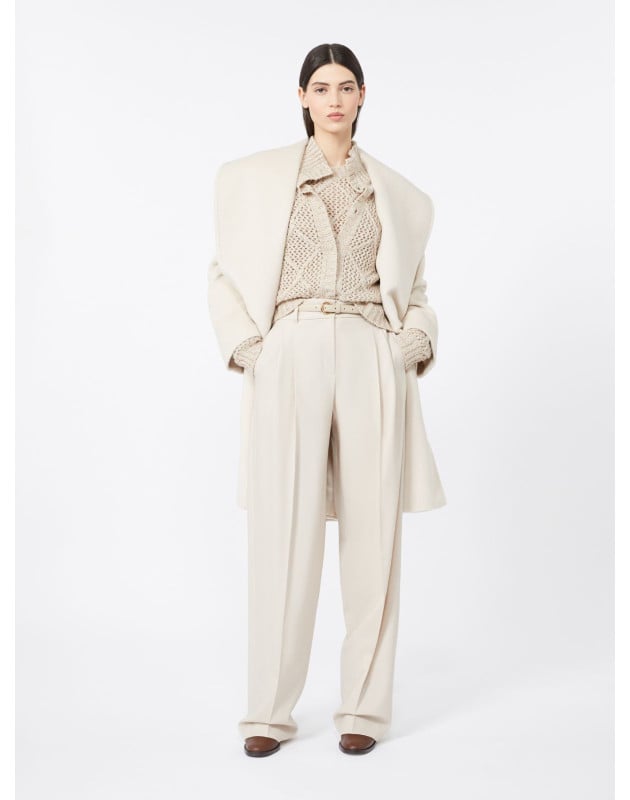 MAX MARA - Pantalone in saglia di lana MAX MARA - Pantalone in saglia di lana