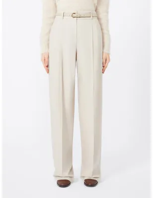 MAX MARA - Pantalone in saglia di lana