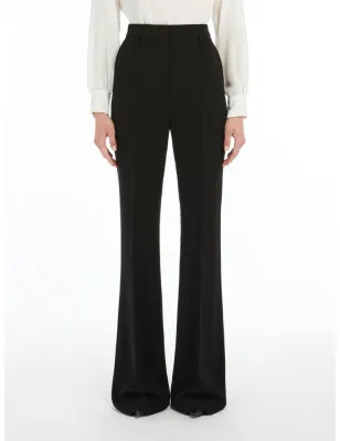 MAX MARA - Pantalone a zampa in cady
