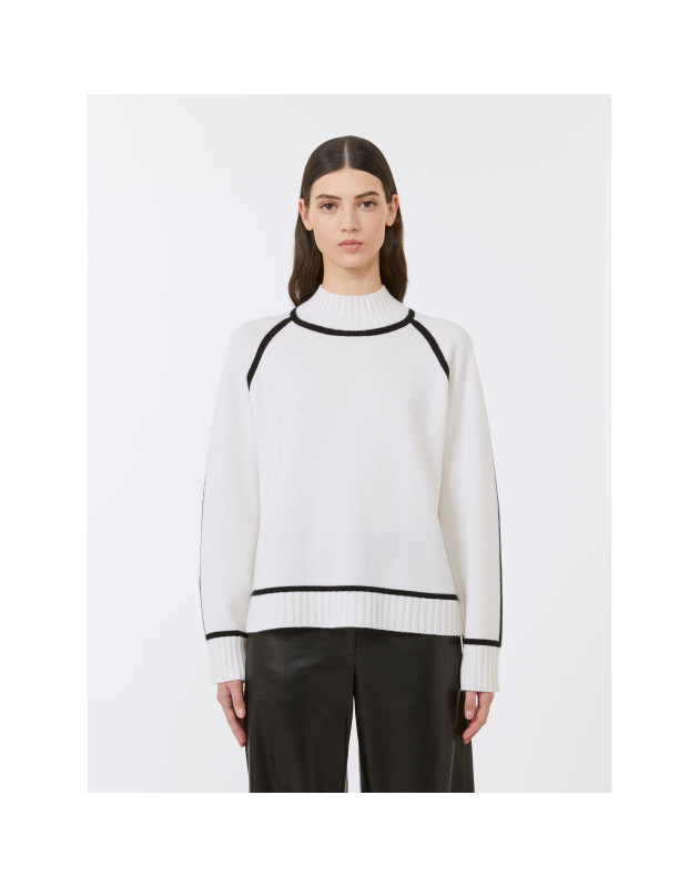 MAX MARA - Dolcevita in filato rasato di lana e cachemire
