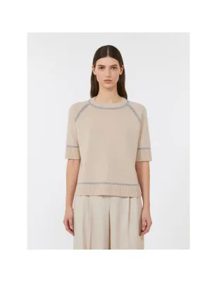 MAX MARA - Maglia in filato rasato di lana e cachemire