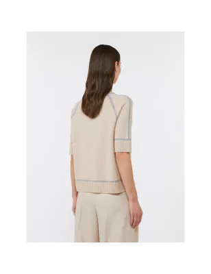 MAX MARA - Maglia in filato rasato di lana e cachemire