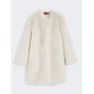 MAX MARA - Cappotto in tessuto effetto faux fur