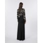 MAX MARA - Abito in tulle ricamato ed enver satin