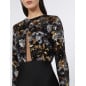 MAX MARA - Abito in tulle ricamato ed enver satin