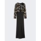 MAX MARA - Abito in tulle ricamato ed enver satin