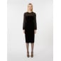 MAX MARA - Abito in velluto e georgette