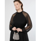 MARINA RINALDI - Blusa in cady e chiffon