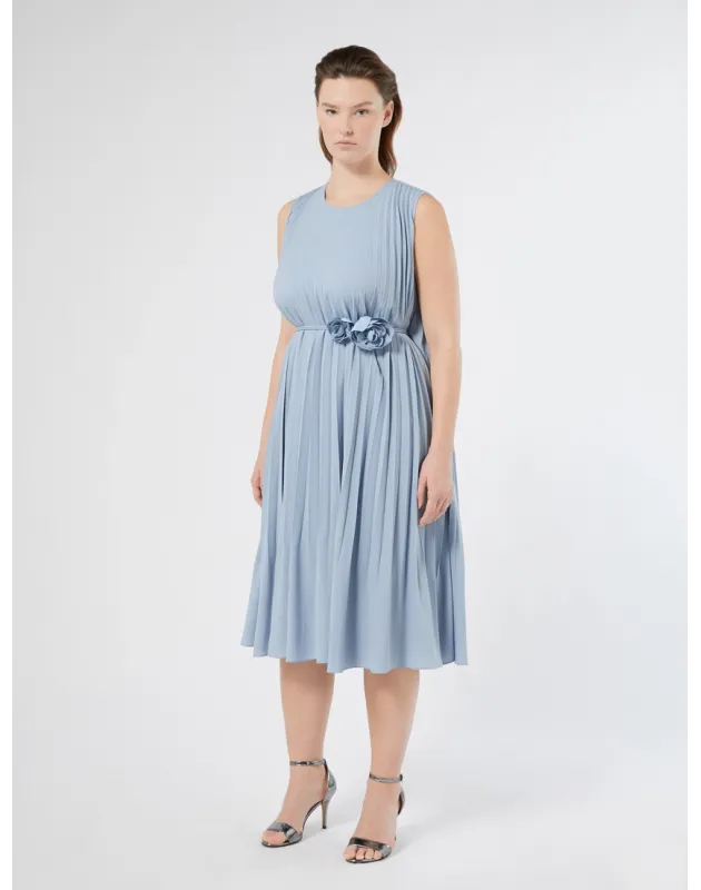 MARINA RINALDI - Abito in crepe plissè