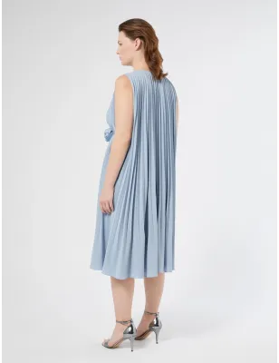 MARINA RINALDI - Abito in crepe plissè