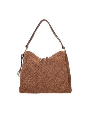 TOSCA BLU- Borsa a spalla Susan intrecciata