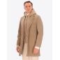DISTRETTOCappotto Alba In Velluto A Costa Francese Con Cappuccio Staccabile12-